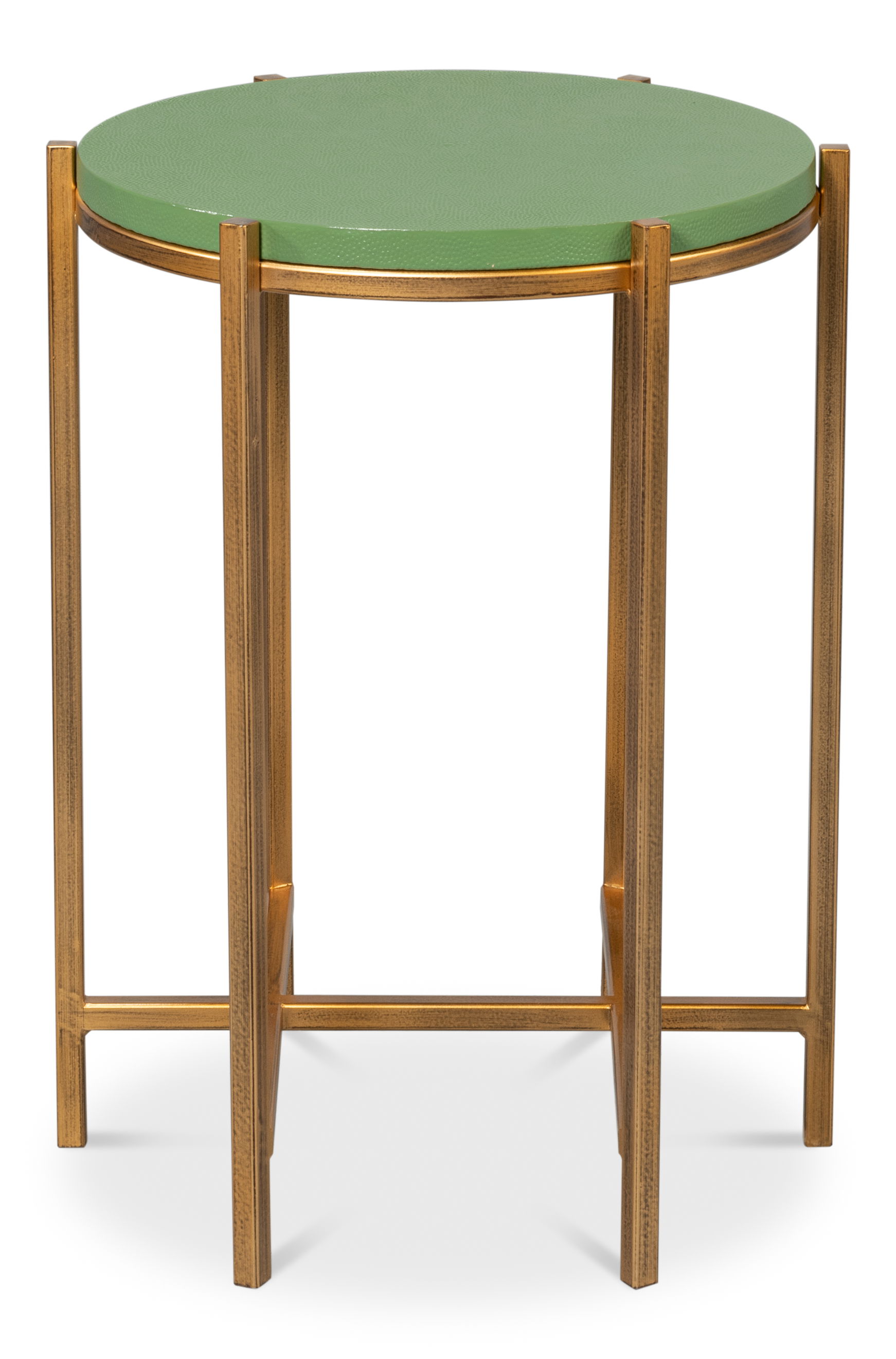 Spence Side Table, Watercress, Side & End Table by Sarreid, 16" length x 16" width x 21" height View 2
