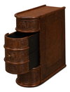 Barnes Leather Book Side Table, by Sarreid, 2' length x 10" width x 2' height thumbnail 11