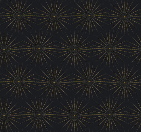 Starlight Black & Gold Wallpaper