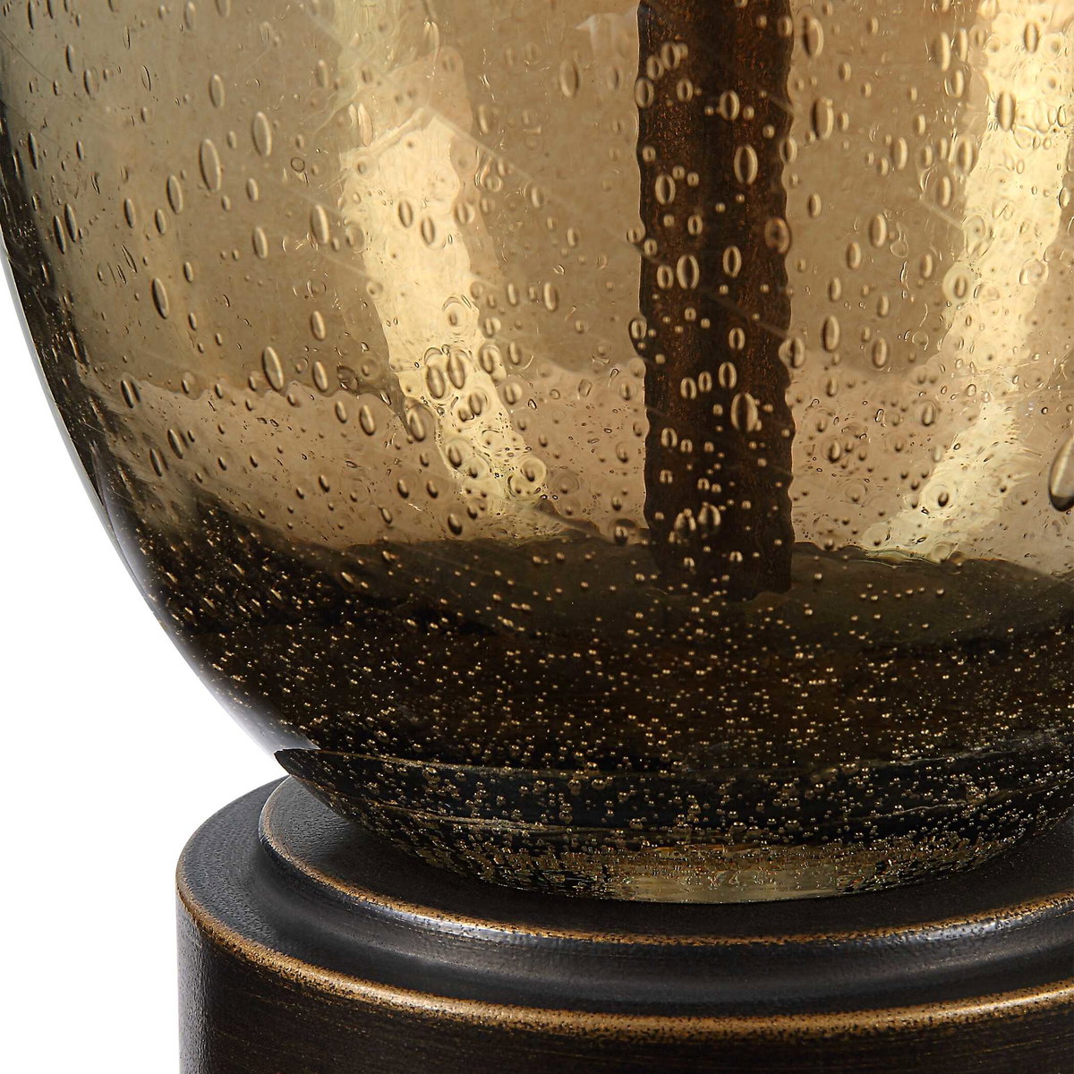 Baltic Teardrop Glass Table Lamp, by Uttermost, 16" width x 29" height x 16" depth View 8
