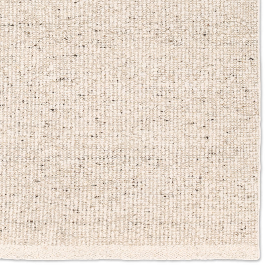Jaipur Living Amgala LEO14 Handmade Solid Ivory Area Rug (10'x14') large image 