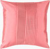 Solid Pleated Accent Pillow, Decorative Pillow by Surya, 18" length x 18" width thumbnail