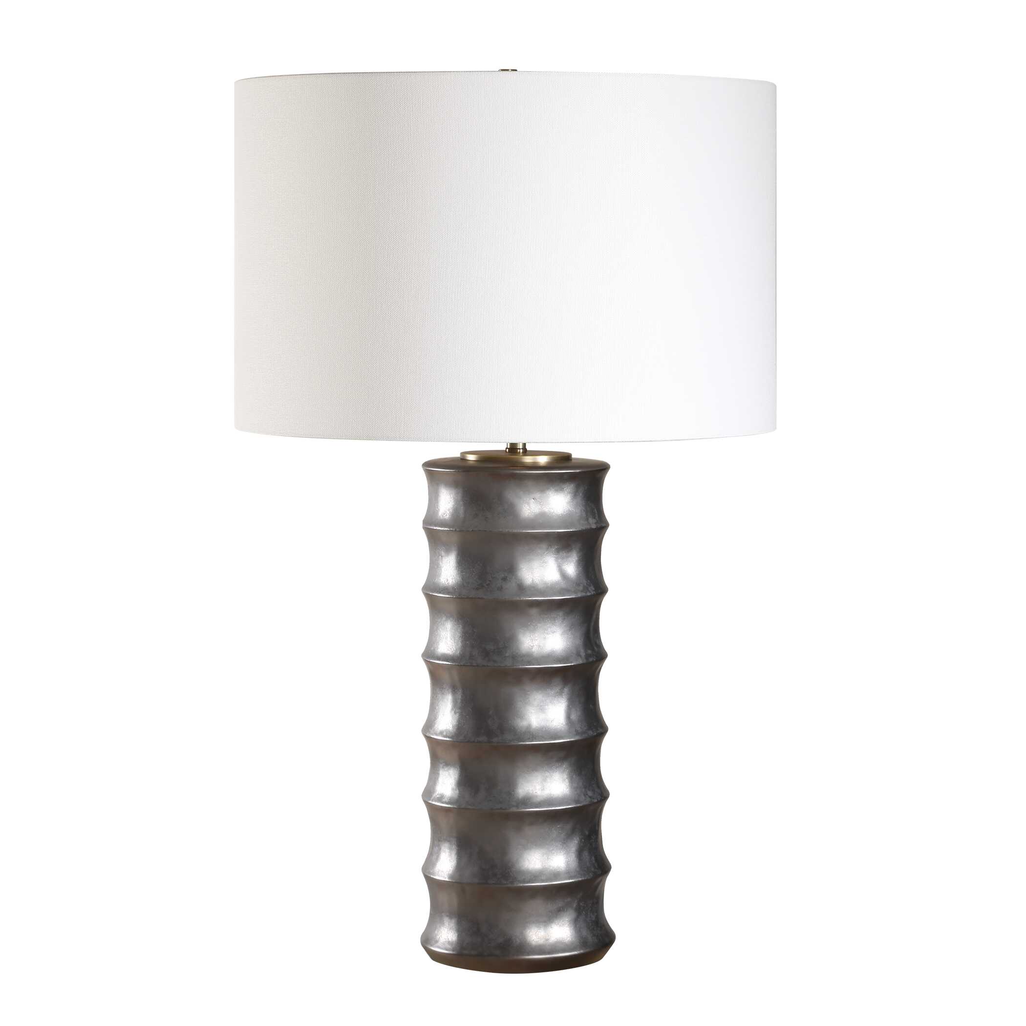 Corvair Scalloped Table Lamp, by Uttermost, 17" width x 28.5" height x 17" depth View 5