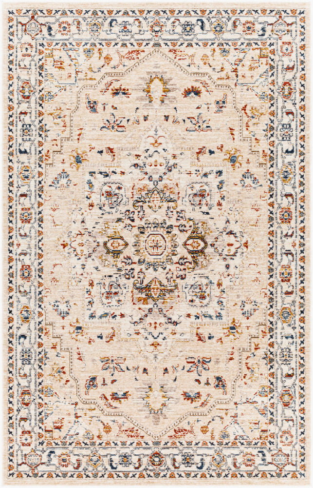 Truva Machine Woven Rug, by Surya, 1'3.75" length x 1'3.75" width