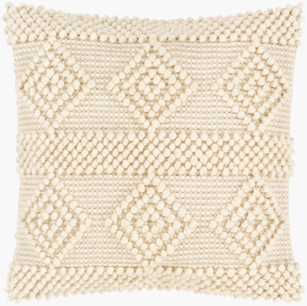 Hygge Accent Pillow, Decorative Pillow by Surya, 20" length x 20" width