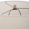 Lunia Gray Glass Table Lamp, by Uttermost, 17" width x 25" height x 17" depth thumbnail 8
