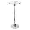 Waveney Nickel Drink Table, Side & End Table by Uttermost, 11.5" width x 24" height x 11.5" depth thumbnail 5