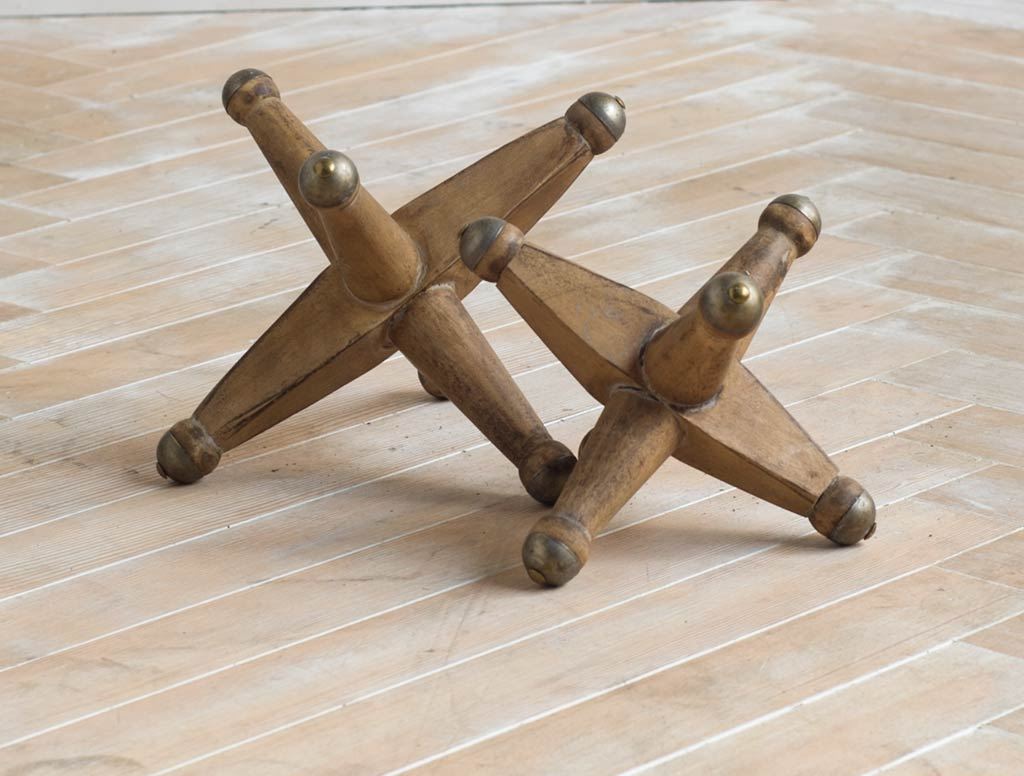 Jacto (Small) 9L x 9W Brown Wooden Jack, Decorative Object by Mercana, 9.06" length x 9.06" width x 9.06" height View 3