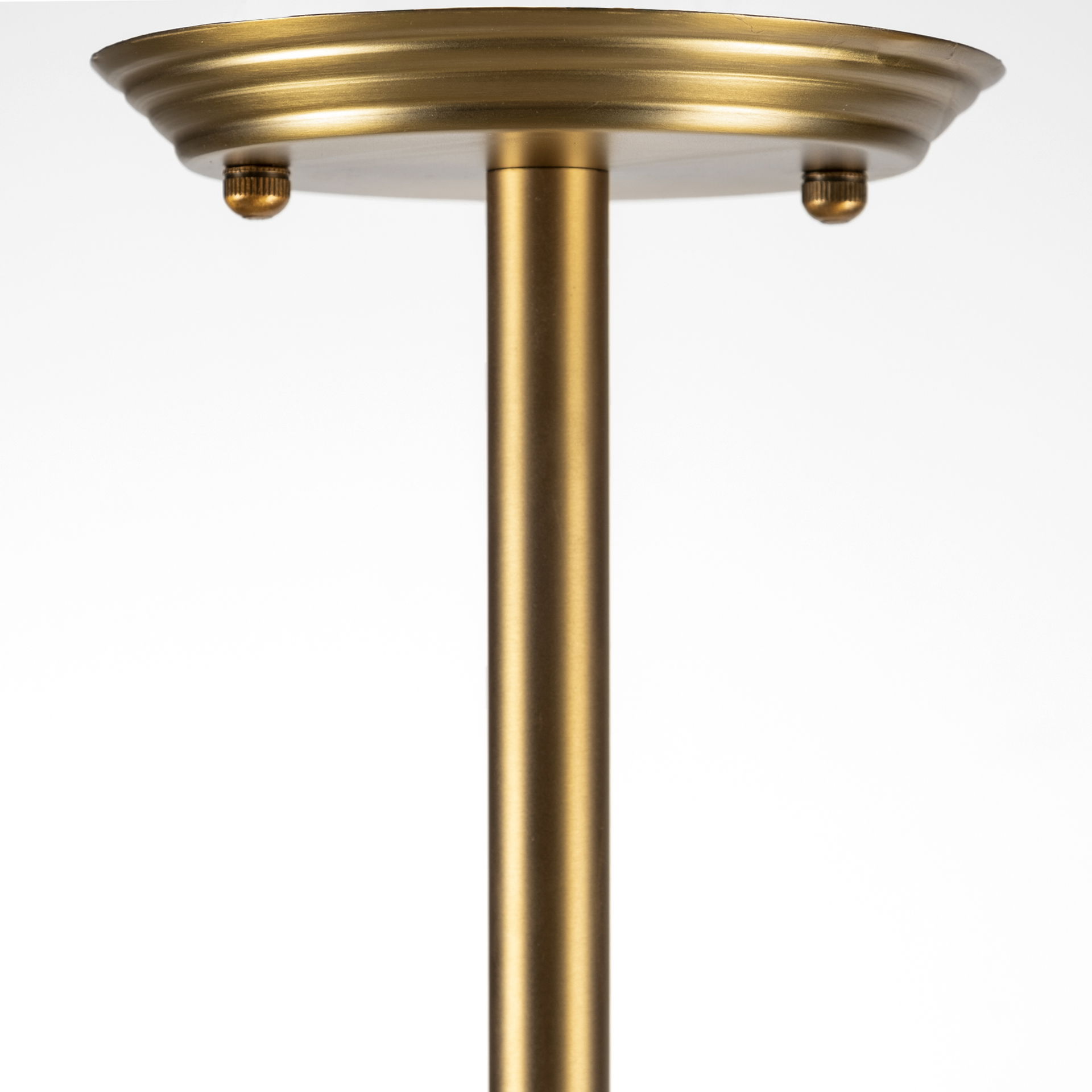 Rudyard Glass Globe and Gold Metal Chandelier large image 