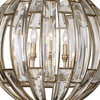 Vicentina 6 Light Sphere Pendant, by Uttermost, 2'4.75" height x 1'10" diameter thumbnail 4