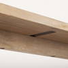 Grier 65' Light Brown Solid Wood with Cane Console Table, by Mercana, 65" length x 16" width x 29" height thumbnail 9