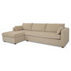 Burrow Sleeper Sectional With Storage Chaise Sand Left, Sectional Sofa by Moe's Home, 115.75" width x 32.68" height x 61" depth thumbnail 3