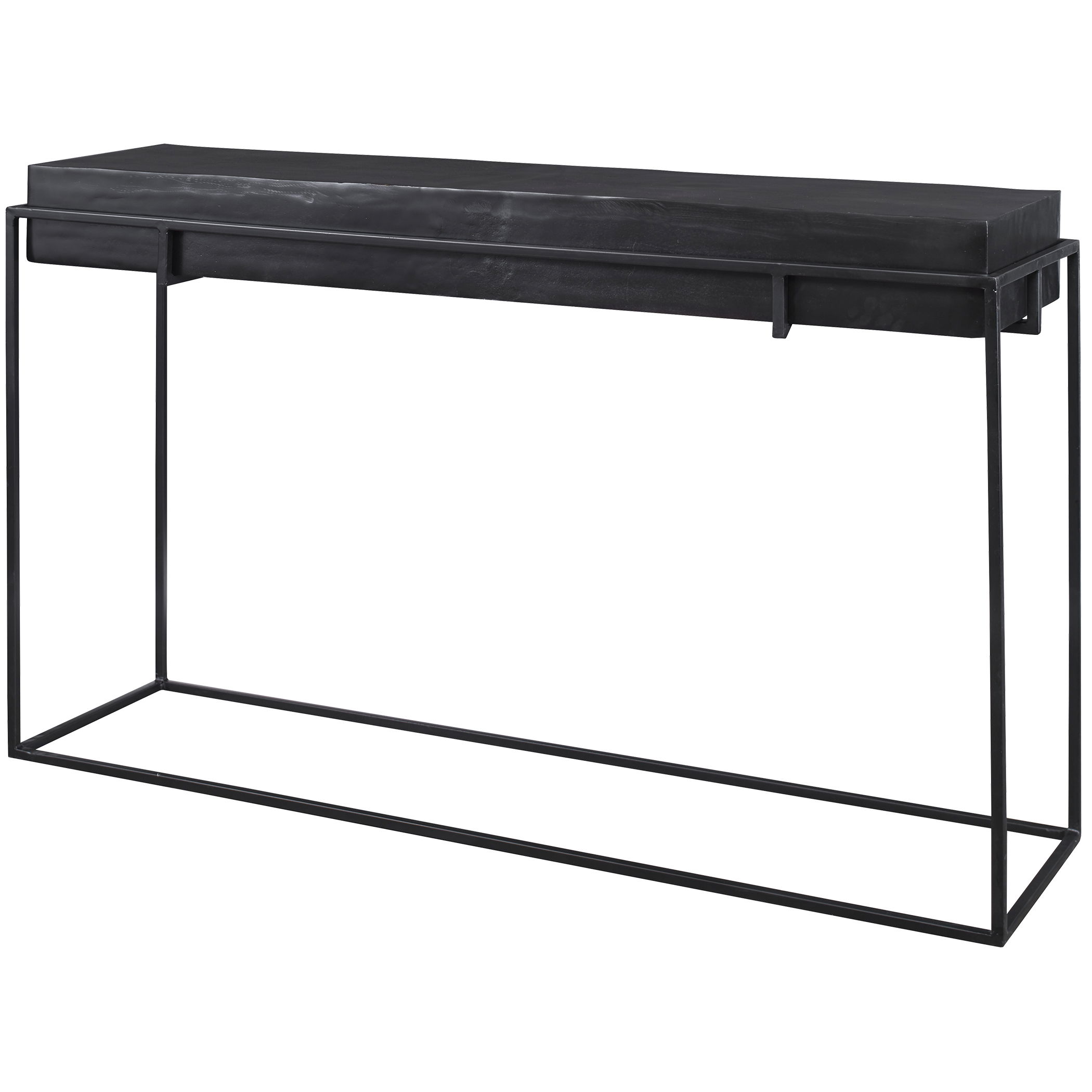 Telone Modern Black Console Table large image 