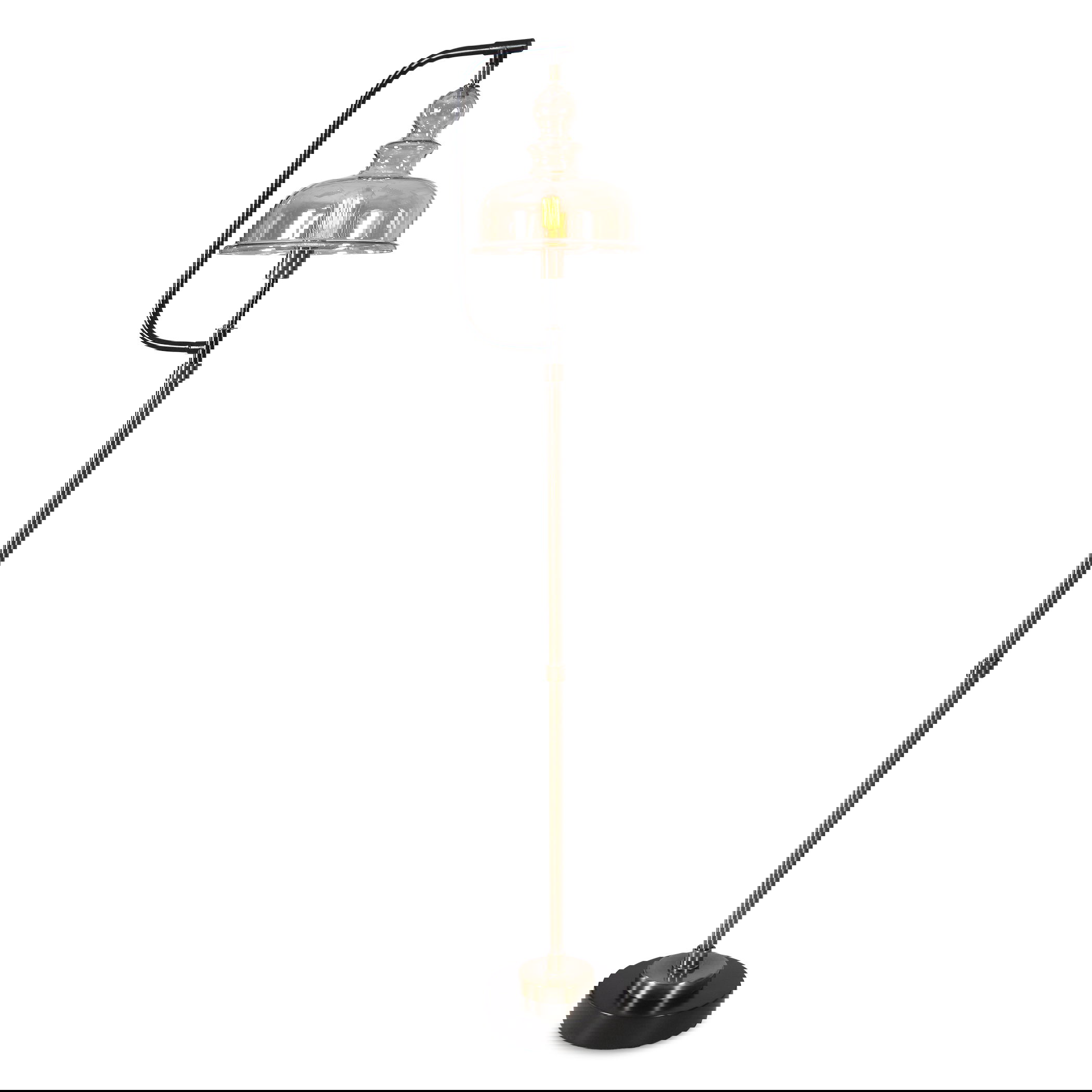 Elieser Industrial Floor Lamp large image 