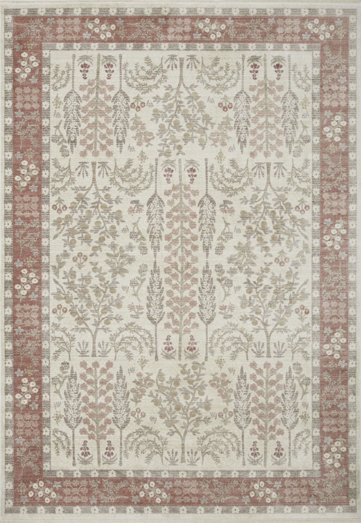 Rifle Paper Co. x Loloi Holland Rug, 2'7" length x 8' width View 1