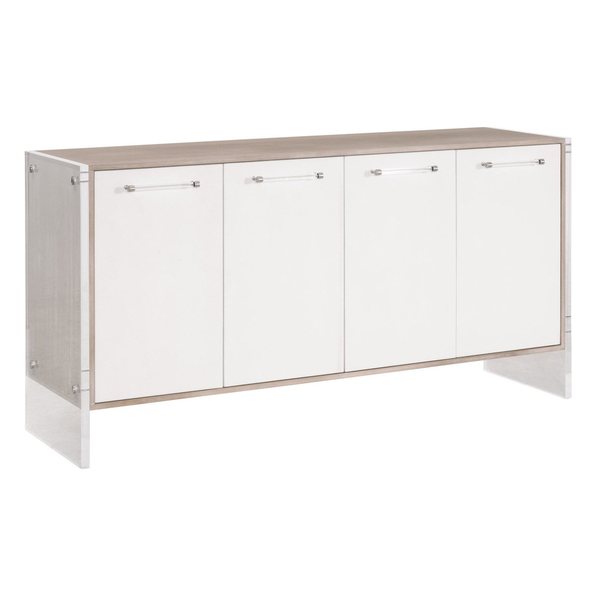 Lorin Shagreen Media Sideboard, Cabinets & Sideboard by Essentials for Living, 67" width x 34.5" height x 19" depth View 5