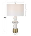 Architect White Table Lamp thumbnail 2