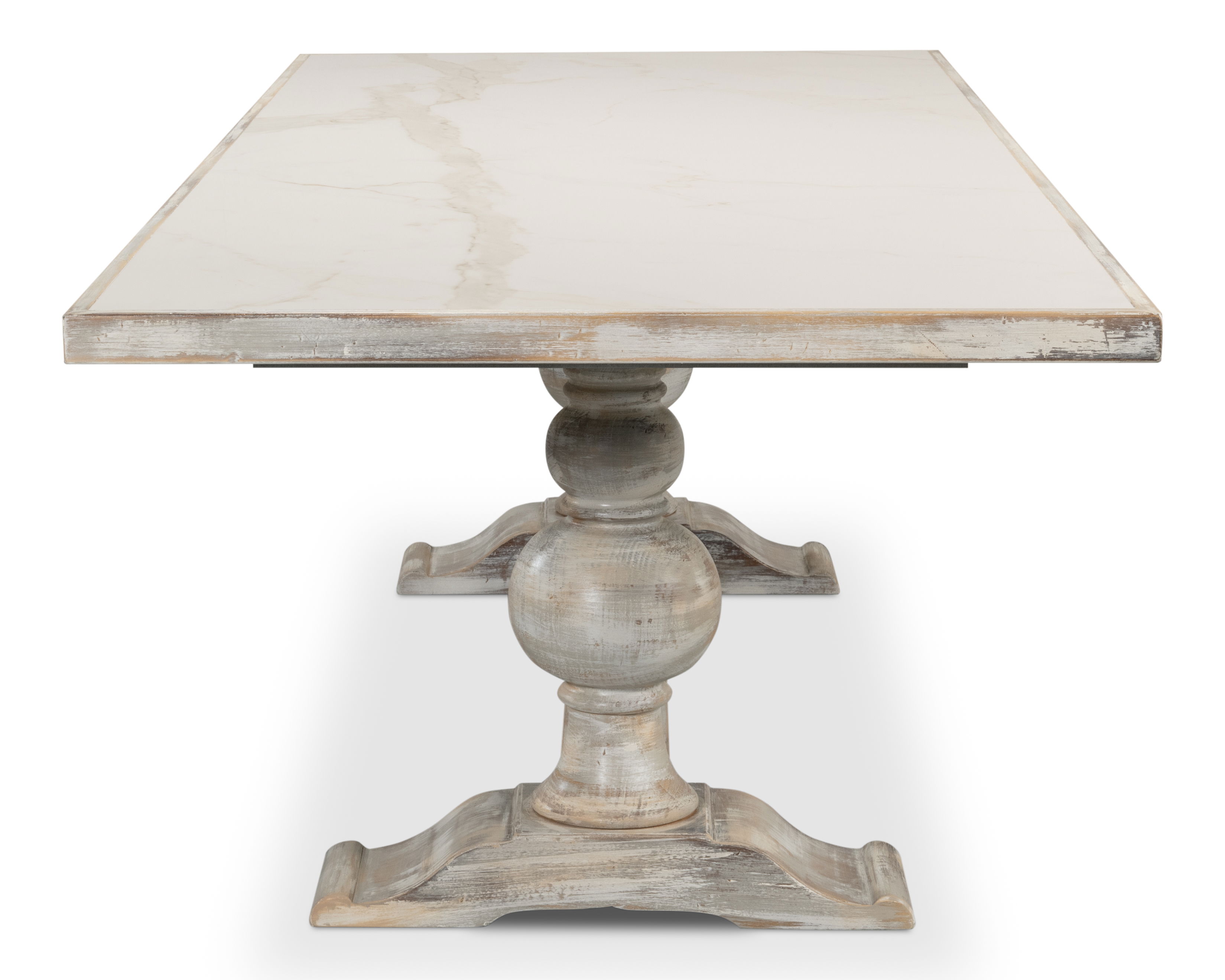 Rectangular Dining Table, As Shown, by Sarreid, 108" length x 40" width x 30" height View 14