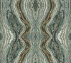 Kaleidoscope Teal Peel & Stick Wallpaper, by York Wall, 20' length x 2'3" width x 0.02" depth thumbnail 1