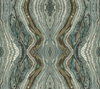 Kaleidoscope Teal Peel & Stick Wallpaper, by York Wall, 20' length x 2'3" width x 0.02" depth thumbnail