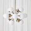 Droplet 16 Light Sputnik Chandelier, by Uttermost, 28.12" width x 17.12" height x 28.12" diameter thumbnail 5