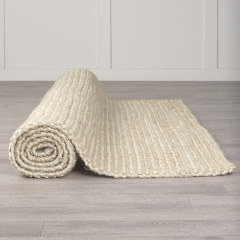 Milo 9 x 12 Camel Color Woven Hemp Area Rug