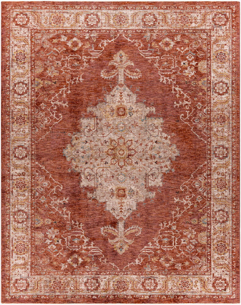 Mirabel Machine Woven Rug, by Surya, 1'3.75" length x 1'3.75" width