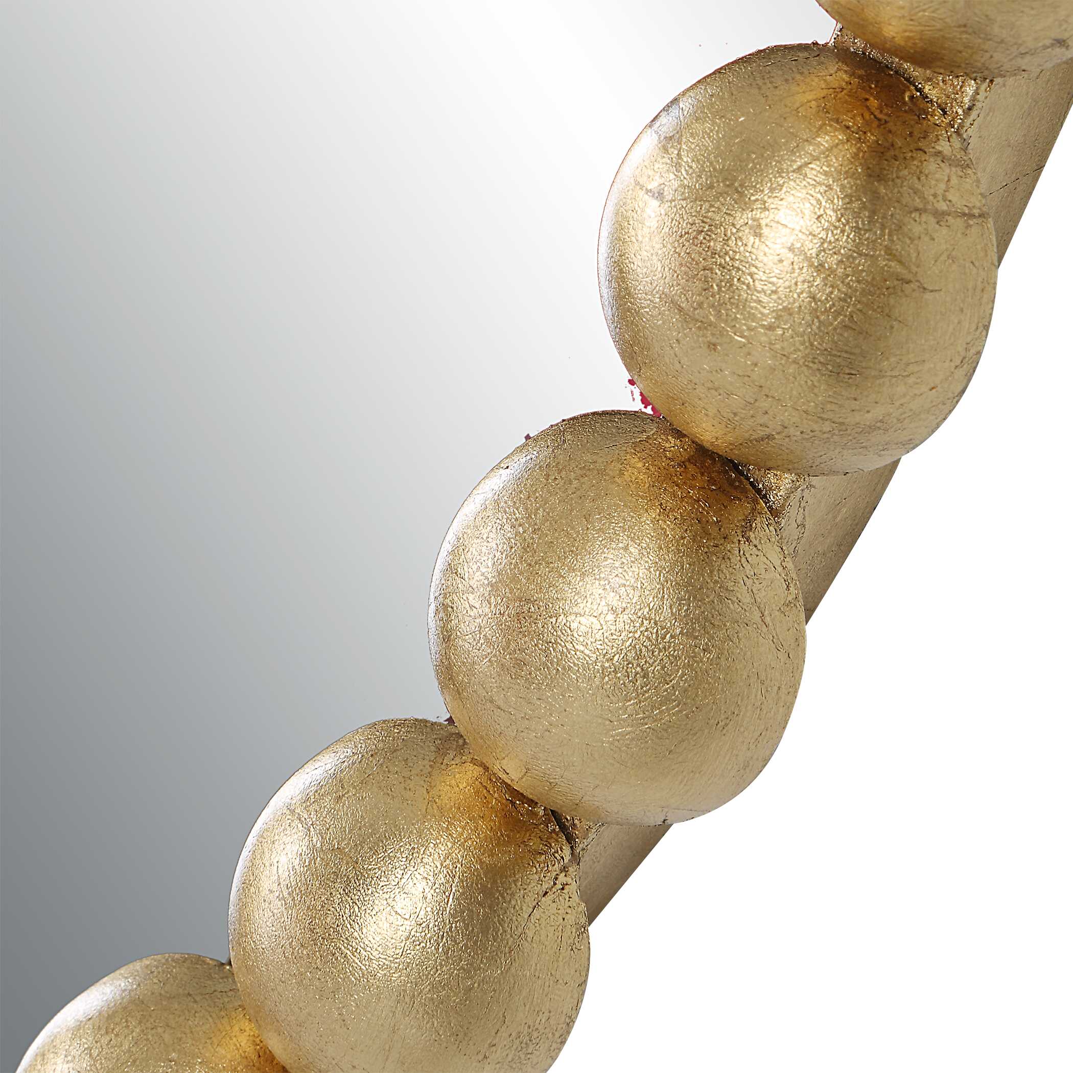 Serna Gold Oval Mirror, by Uttermost, 20" width x 30" height x 1.75" depth View 6