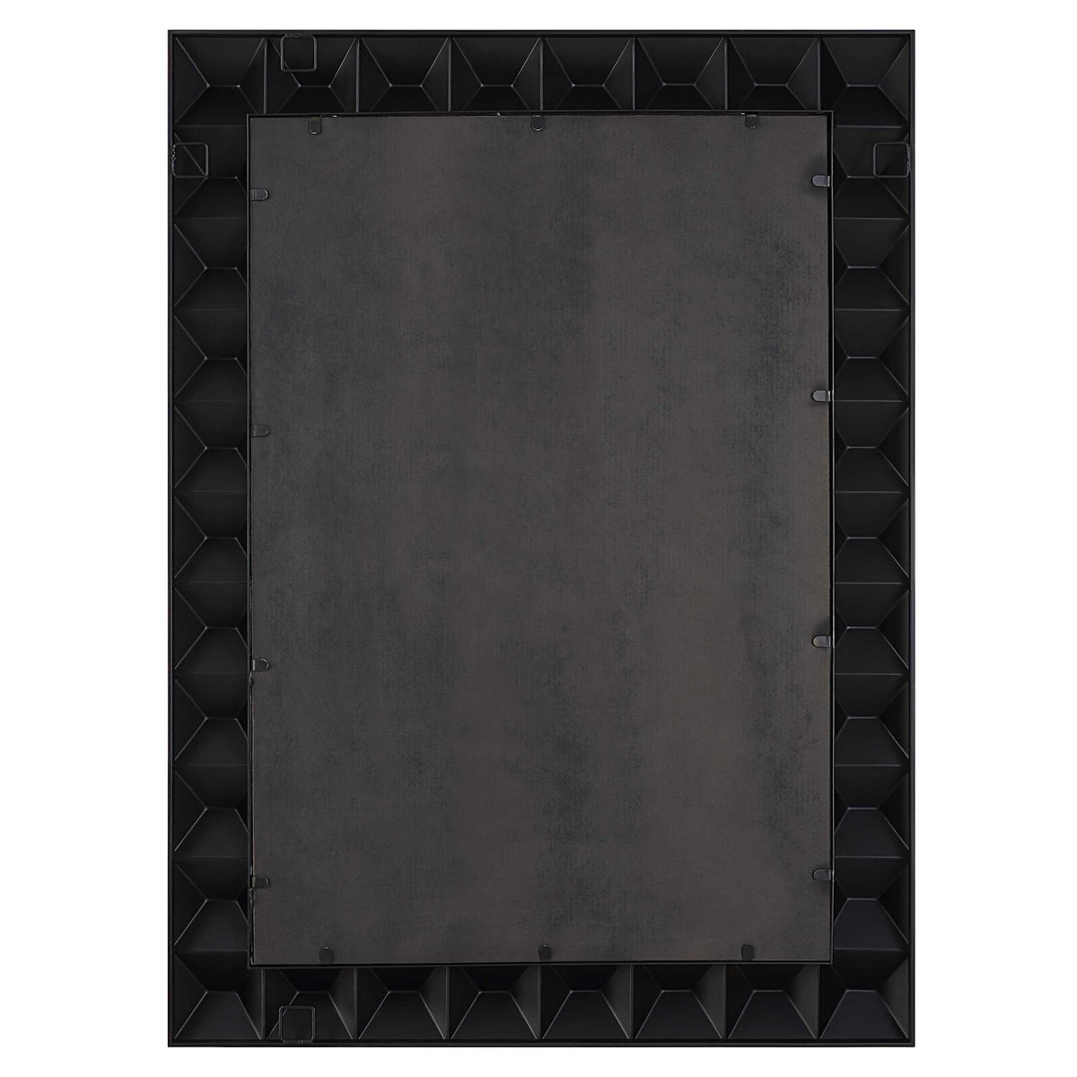Studded Black Mirror, by Uttermost, 31.75" width x 43.25" height x 2" depth View 7
