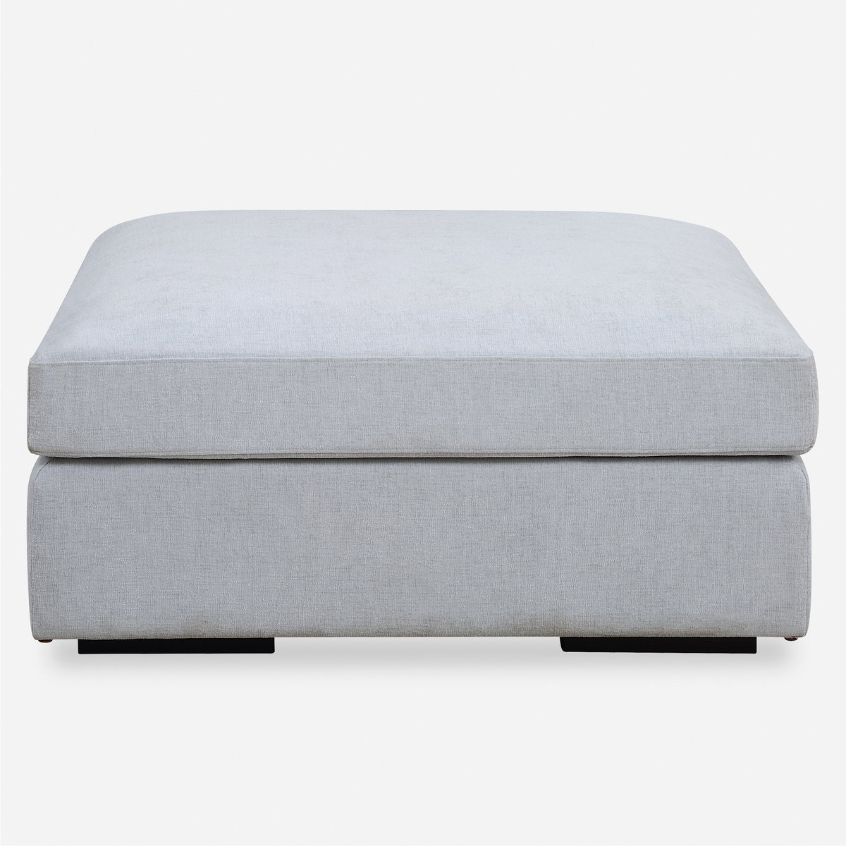 Refuge Cloud Blue Sofa Ottoman, Furniture by Uttermost, 40" width x 20" height x 40" depth View 1