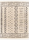 Berber Shag Machine Woven Rug, by Surya, 1'3.75" length x 1'3.75" width thumbnail