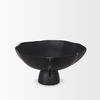 Radka Large Matte Black Metal Decorative Bowl thumbnail 4