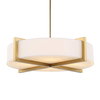 Cresson 4 Light Drum Pendant, Ceiling Light by Uttermost, 6.5" height x 30" diameter thumbnail 1