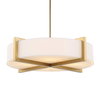 Cresson 4 Light Drum Pendant, by Uttermost, 6.5" height x 30" diameter thumbnail 1