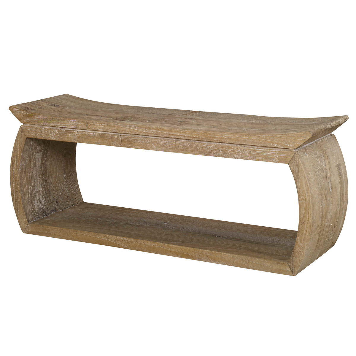 Connor Reclaimed Wood Bench, Furniture by Uttermost, 42" width x 17" height x 14" depth View 5