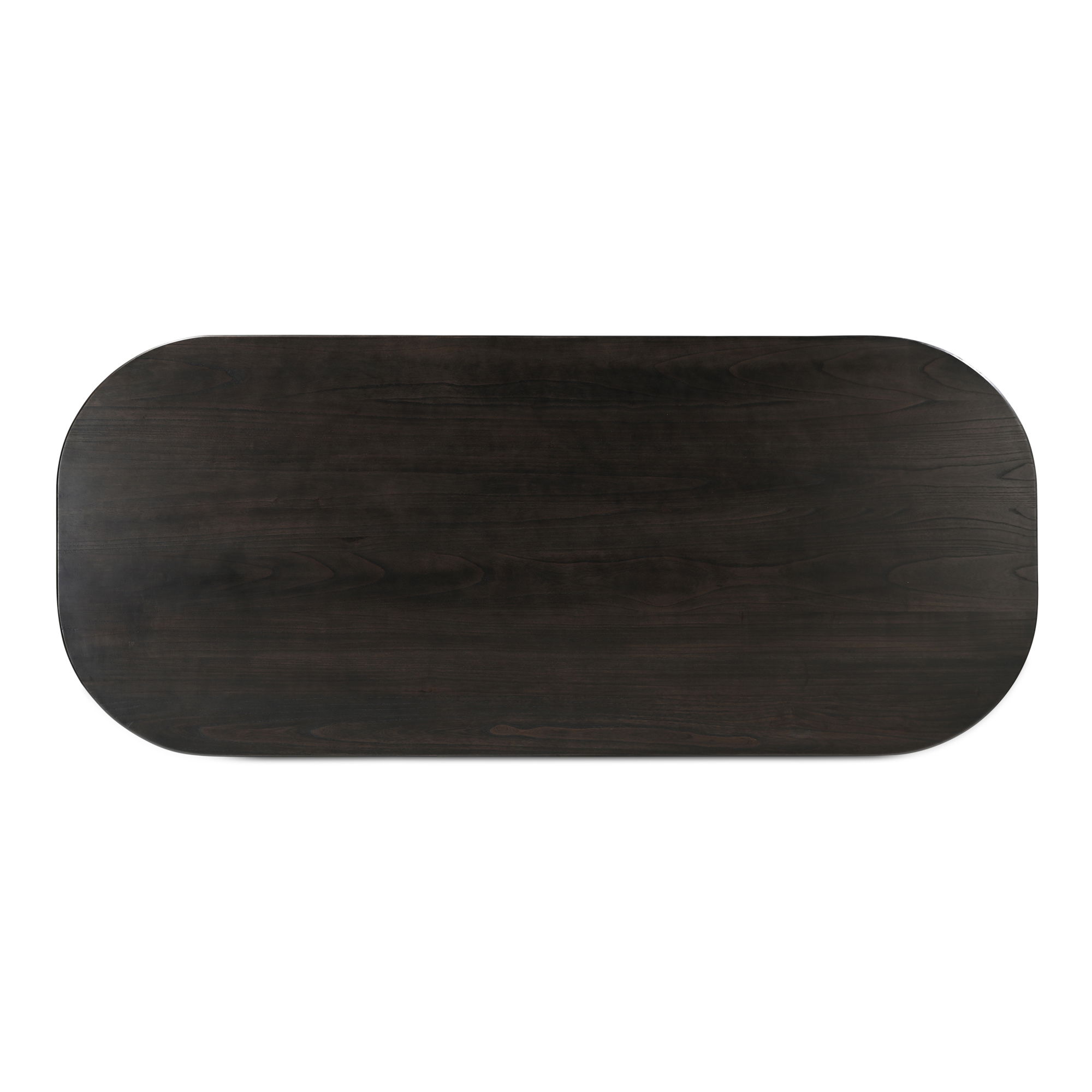 Glenn Oval Dining Table Dark Brown large image 