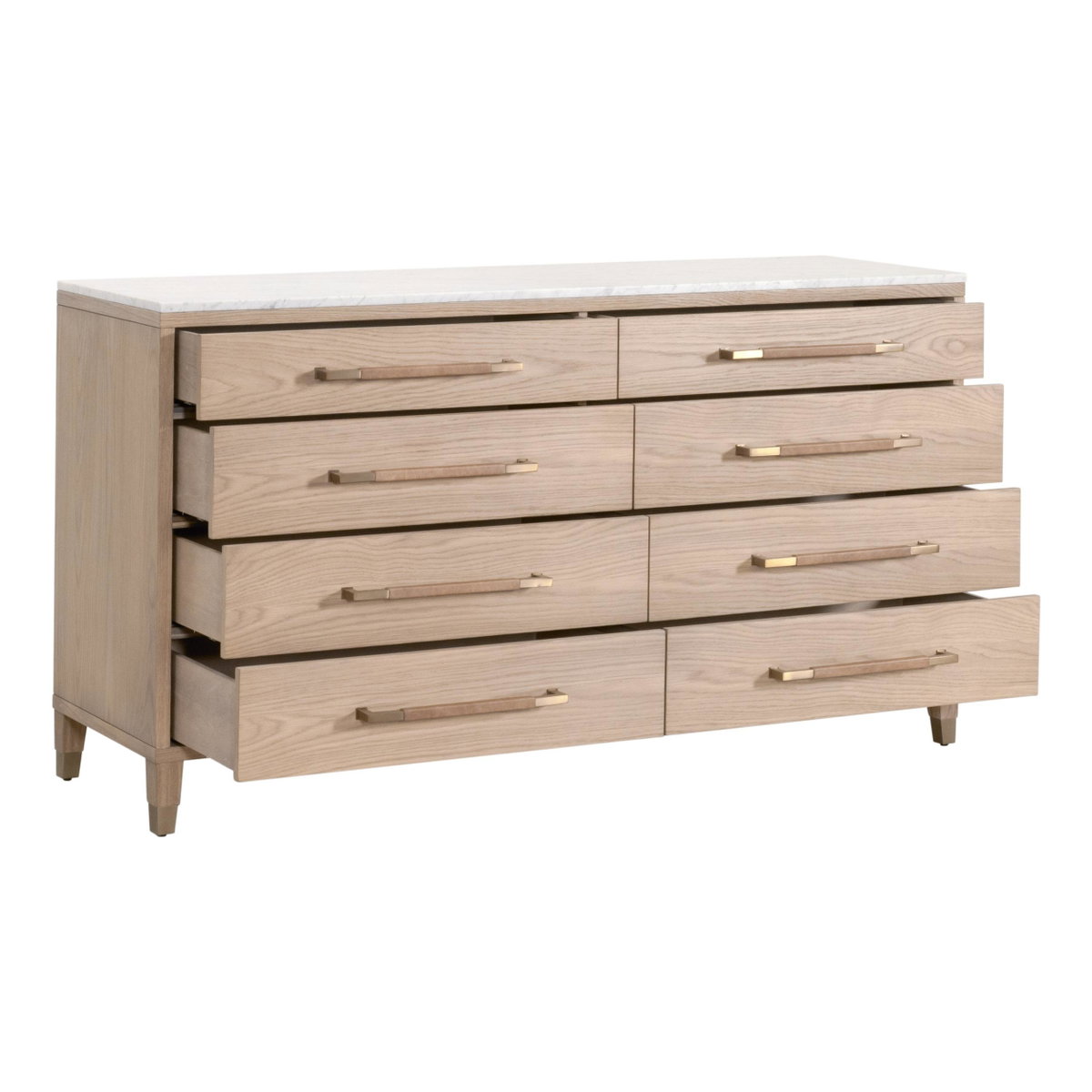 Cambria 8-Drawer Double Dresser, by Essentials for Living, 65" width x 36.25" height x 20" depth View 4