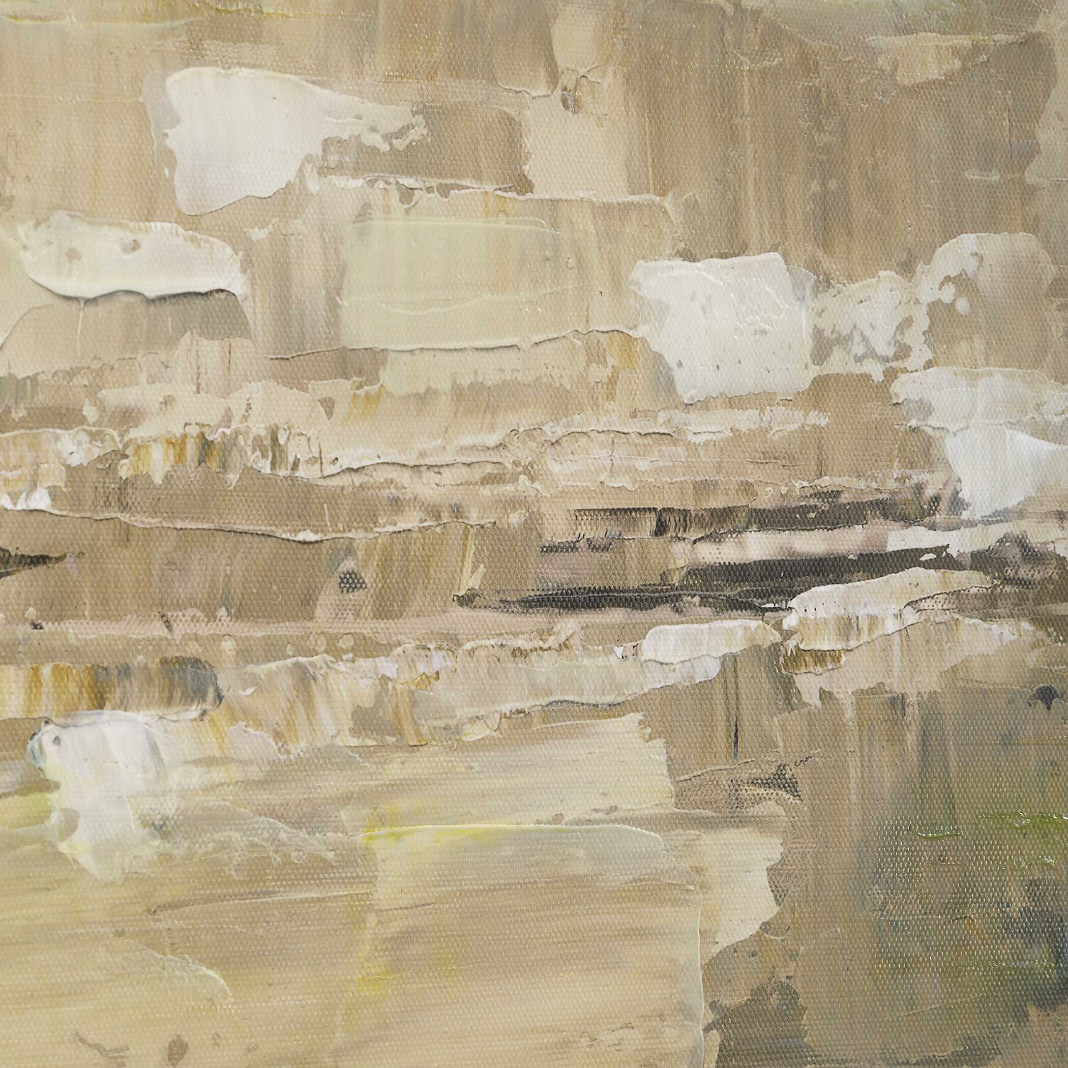Fragment Hand Painted Landscape Art large image 