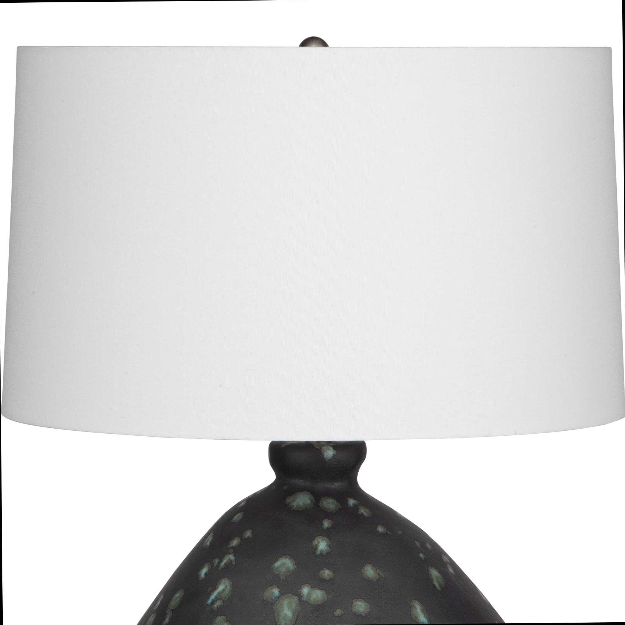 Killarney Distressed Green Table Lamp, by Uttermost, 18" width x 23.25" height x 18" depth View 6
