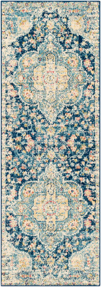 Elaziz Machine Woven Rug, by Surya, 7'6.55" length x 2'7.5" width