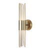 Cret 2 Light LED Brass Sconce thumbnail 0