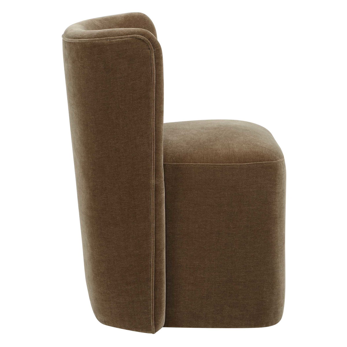 Outlook Modern Velvet Dining Chair, Furniture by Uttermost, 22" width x 30" height x 22.5" depth View 5