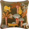Junglesque Accent Pillow, Decorative Pillow by Surya, 18" length x 18" width thumbnail