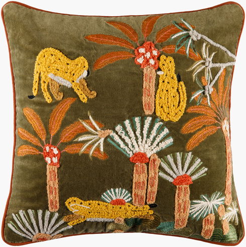 Junglesque Accent Pillow