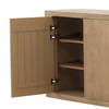 Leandra Sideboard Weathered Natural, Sideboards & Buffet by Dovetail, 106" width x 34" height x 18" depth thumbnail 6