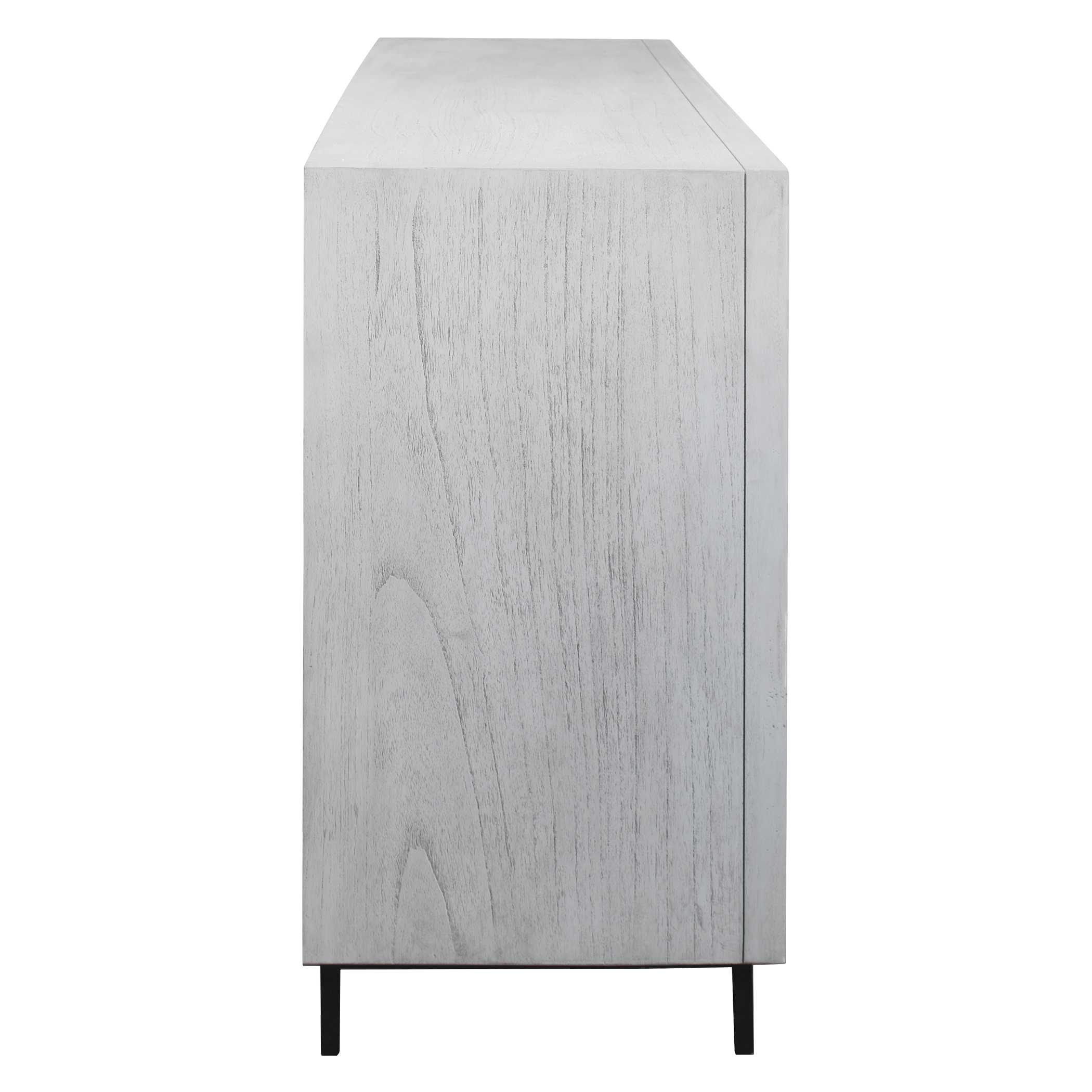 Checkerboard 4 Door Gray Cabinet Checkerboard 4 Door Gray Cabinet large image
