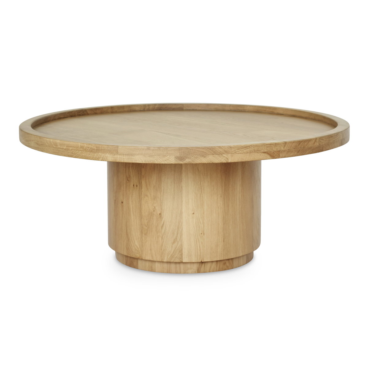 Cohen Coffee Table Natural, by Moe's Home, 38" width x 16" height x 38" depth View 1