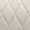 David Diamond Tuffed Cream Fabric Wrap Brown Wood Base Dining Chair thumbnail 7
