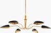 Rivage Chandelier, by Surya, 40" length x 40" width x 56" height thumbnail