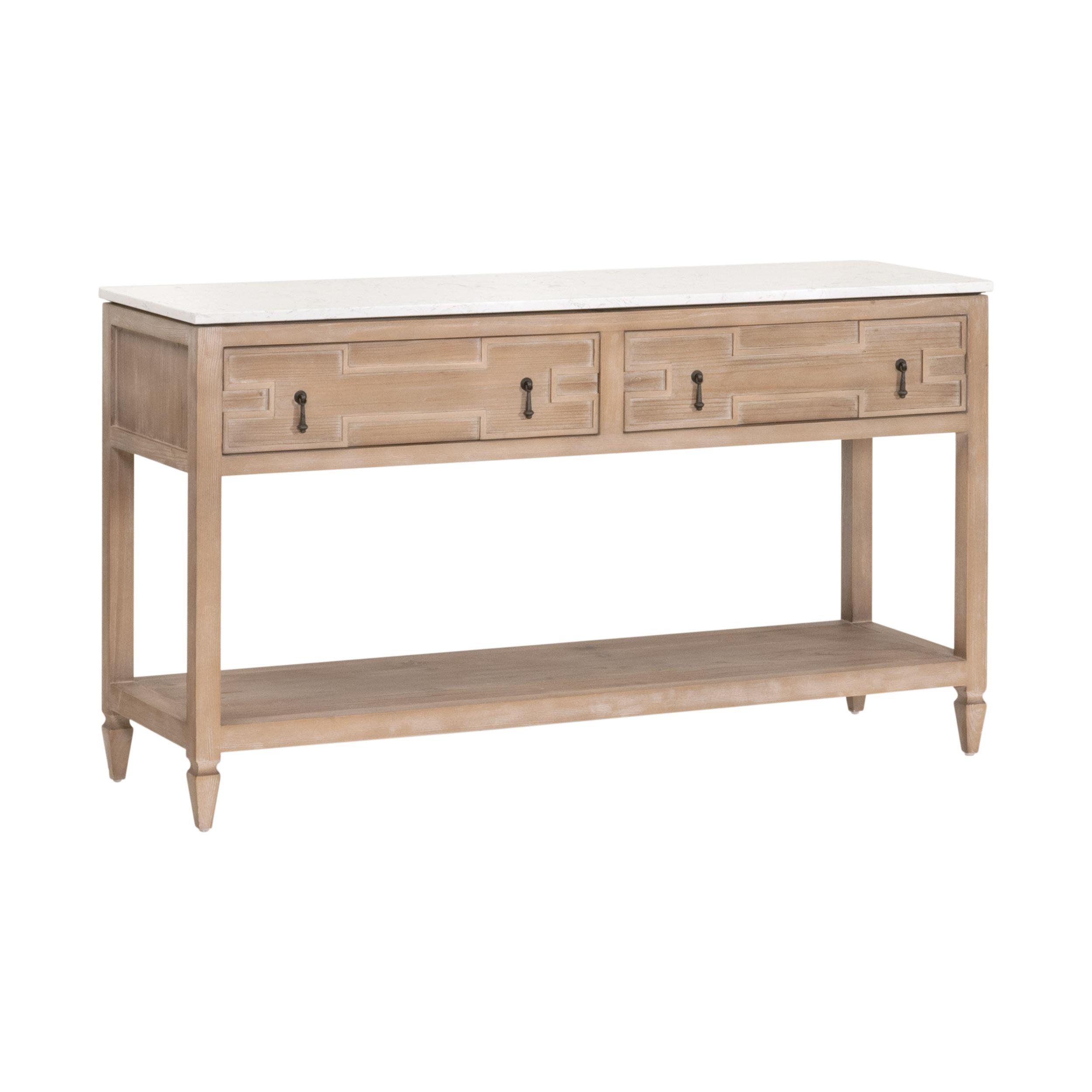 Emerie 2-Drawer Entry Console, Console Table by Essentials for Living, 54" width x 30.25" height x 16.25" depth View 3